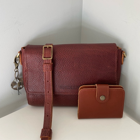 Portland Leather Handbags - Portland Leather Goods Crossbody Bag With Wallet